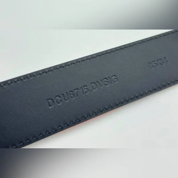 VERSACE Beverly Palm Medusa Leather Belt In Black